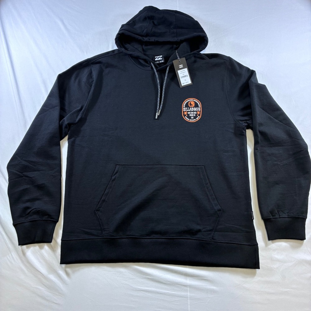 Billabong Mens Black Let The Sun Shine In Graphic Hoodie XL BL001406